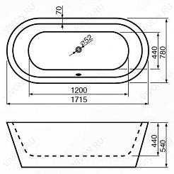 Vagnerplast Акриловая ванна "Casablanca 171" – фотография-2